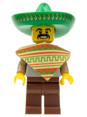 LEGO Mariachi / Maraca Man, Series 2 (Minifigure Only without Stand and Accessories) minifigure