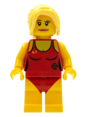 LEGO Lifeguard, Series 2 (Minifigure Only without Stand and Accessories) minifigure