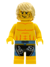 LEGO Surfer, Series 2 (Minifigure Only without Stand and Accessories) minifigure
