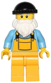 LEGO Fisherman (Black Cap) minifigure