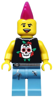 LEGO Punk Rocker, Series 4 (Minifigure Only without Stand and Accessories) minifigure