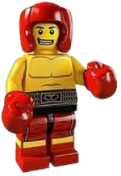 LEGO Boxer, Series 5 (Minifigure Only without Stand and Accessories) minifigure