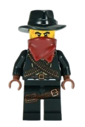 LEGO Bandit, Series 6 (Minifigure Only without Stand and Accessories) minifigure