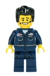 LEGO Mechanic, Series 6 (Minifigure Only without Stand and Accessories) minifigure