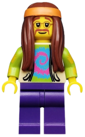 LEGO Hippie, Series 7 (Minifigure Only without Stand and Accessories) minifigure