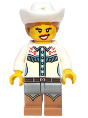 LEGO Cowgirl, Series 8 (Minifigure Only without Stand and Accessories) minifigure