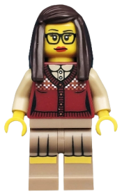 LEGO Librarian, Series 10 (Minifigure Only without Stand and Accessories) minifigure