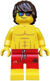 LEGO Lifeguard, Series 12 (Minifigure Only without Stand and Accessories) minifigure