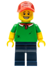 LEGO Pizza Delivery Guy, Series 12 (Minifigure Only without Stand and Accessories) minifigure