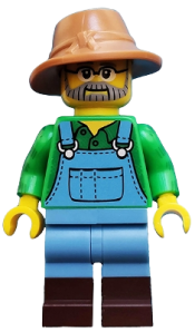 LEGO Farmer, Series 15 (Minifigure Only without Stand and Accessories) minifigure