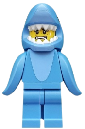 LEGO Shark Suit Guy, Series 15 (Minifigure Only without Stand and Accessories) minifigure