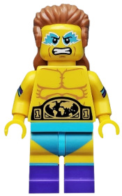 LEGO Wrestling Champion, Series 15 (Minifigure Only without Stand and Accessories) minifigure