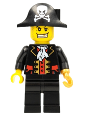 LEGO Pirate Captain, Black Vest minifigure