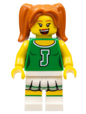 LEGO Green Cheerleader minifigure