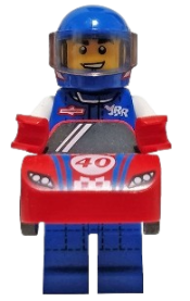 LEGO Race Car Guy, Series 18 (Minifigure Only without Stand and Accessories) minifigure