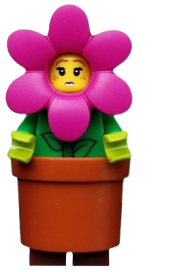 LEGO Flowerpot Girl, Series 18 (Minifigure Only without Stand and Accessories) minifigure