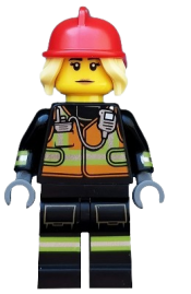 LEGO Fire Fighter, Series 19 (Minifigure Only without Stand and Accessories) minifigure