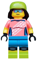 LEGO Mountain Biker, Series 19 (Minifigure Only without Stand and Accessories) minifigure