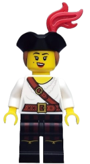 LEGO Pirate Girl, Series 20 (Minifigure Only without Stand and Accessories) minifigure