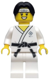 LEGO Martial Arts Boy, Series 20 (Minifigure Only without Stand and Accessories) minifigure