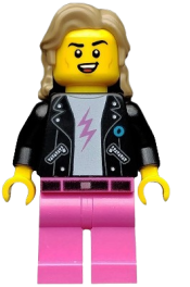 LEGO 80s Musician, Series 20 (Minifigure Only without Stand and Accessories) minifigure