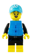 LEGO Paddle Surfer, Series 21 (Minifigure Only without Stand and Accessories) minifigure