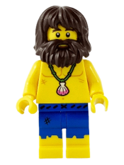 LEGO Shipwreck Survivor, Series 21 (Minifigure Only without Stand and Accessories) minifigure