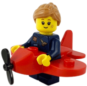 LEGO Airplane Girl, Series 21 (Minifigure Only without Stand and Accessories) minifigure