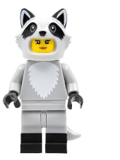 LEGO Raccoon Costume Fan, Series 22 (Minifigure Only without Stand and Accessories) minifigure