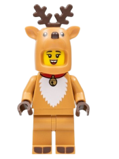 LEGO Reindeer Costume, Series 23 (Minifigure Only without Stand and Accessories) minifigure