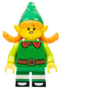 LEGO Holiday Elf, Series 23 (Minifigure Only without Stand and Accessories) minifigure