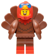 LEGO Turkey Costume, Series 23 (Minifigure Only without Stand and Accessories) minifigure