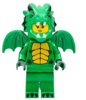 LEGO Green Dragon Costume, Series 23 (Minifigure Only without Stand and Accessories) minifigure