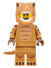 LEGO T-Rex Costume Fan, Series 24 (Minifigure Only without Stand and Accessories) minifigure