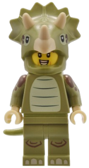 LEGO Triceratops Costume Fan, Series 25 (Minifigure Only without Stand and Accessories) minifigure