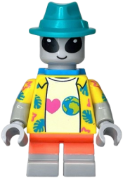 LEGO Alien Tourist, Series 26 (Minifigure Only without Stand and Accessories) minifigure