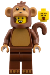 LEGO Monkey Costume Fan, Series 28 (Minifigure Only without Stand and Accessories) set