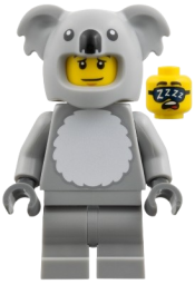 LEGO Koala Costume Fan, Series 28 (Minifigure Only without Stand and Accessories) set