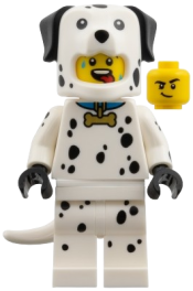 LEGO Dalmatian Costume Fan, Series 28 (Minifigure Only without Stand and Accessories) set