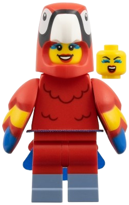 LEGO Parrot Costume Fan, Series 28 (Minifigure Only without Stand and Accessories) set
