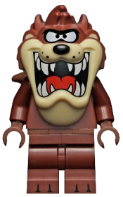 LEGO Tasmanian Devil, Looney Tunes (Minifigure Only without Stand and Accessories) minifigure