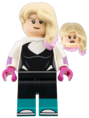 LEGO Gwen Stacy / Spider Gwen, Spider-Man Across the Spider-Verse (Minifigure Only without Stand and Accessories) set