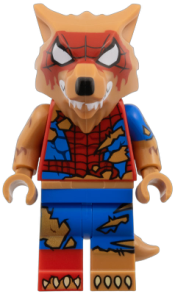 LEGO Peter Parker / Werewolf Spider-Man, Spider-Man Across the Spider-Verse (Minifigure Only without Stand and Accessories) set