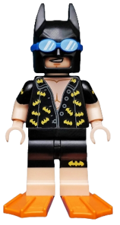 LEGO Vacation Batman, The LEGO Batman Movie, Series 1 (Minifigure Only without Stand and Accessories) minifigure