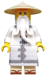 LEGO Master Wu, The LEGO Ninjago Movie (Minifigure Only without Stand and Accessories) minifigure