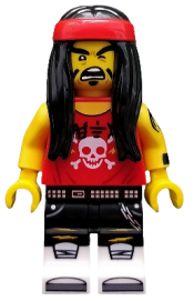 LEGO Gong & Guitar Rocker, The LEGO Ninjago Movie (Minifigure Only without Stand and Accessories) minifigure