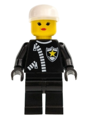 LEGO Police - Zipper with Sheriff Star, White Cap, Female minifigure