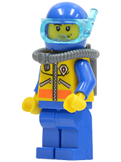 LEGO Coast Guard City - Diver 2 minifigure