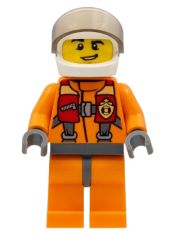 LEGO Coast Guard City - Helicopter Pilot, Harness minifigure