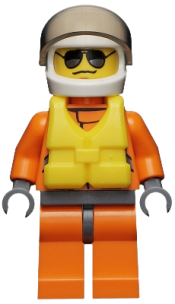 LEGO Coast Guard City - Helicopter Pilot, Life Jacket minifigure